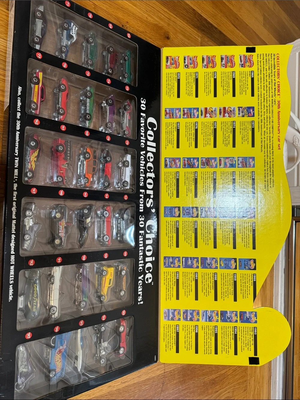 Hot Wheels Hot Wheels Collectors' Choice 30-Car Set - Box rare set from 1998